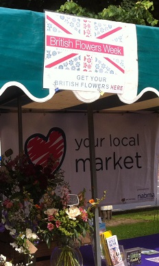 RTW in Bloom - British Flowers Week @Farmers Market (KM/2016)